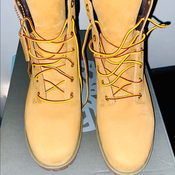 Timberland Jayne Women’s 6Inch Wheat Nubuck Boots - Picture 12 of 13